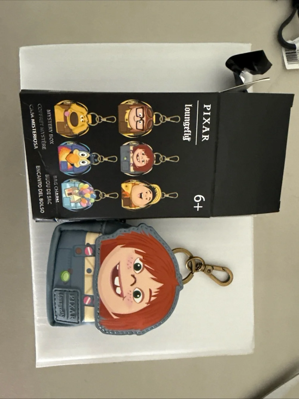 Loungefly Pixar UP Ellie Character Bag Charm Keychain
